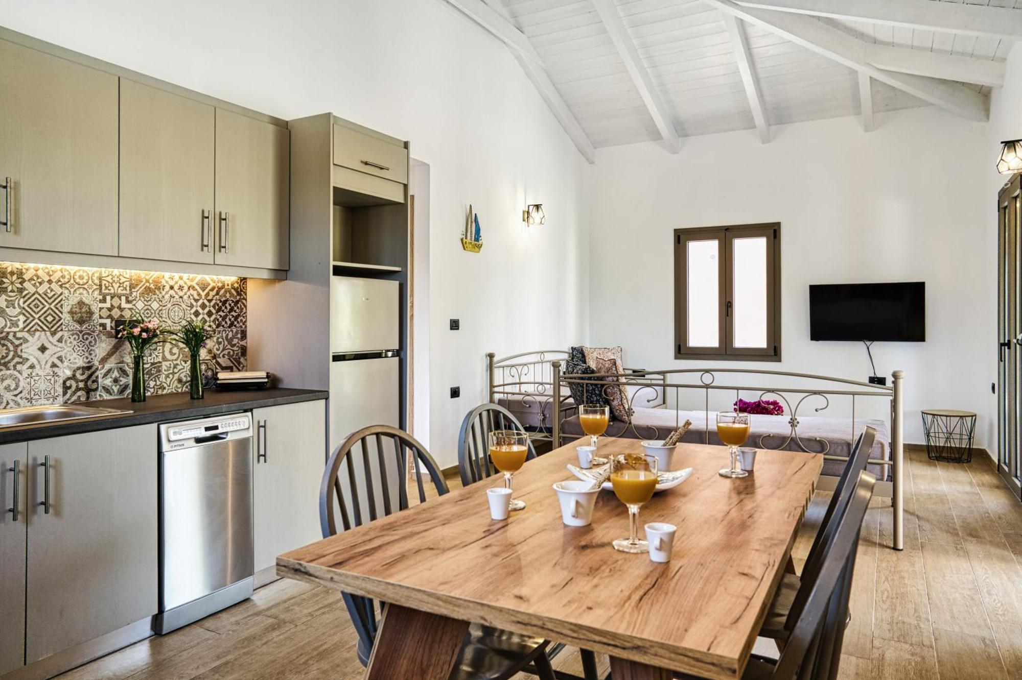 Astarte Villas - Astra Private Villas With Pool Василікос Екстер'єр фото