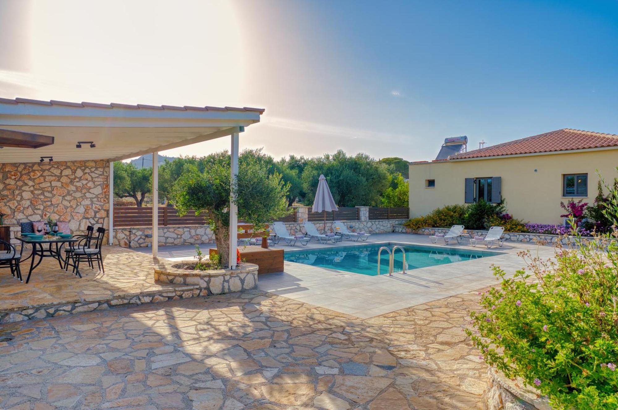Astarte Villas - Astra Private Villas With Pool Василікос Екстер'єр фото