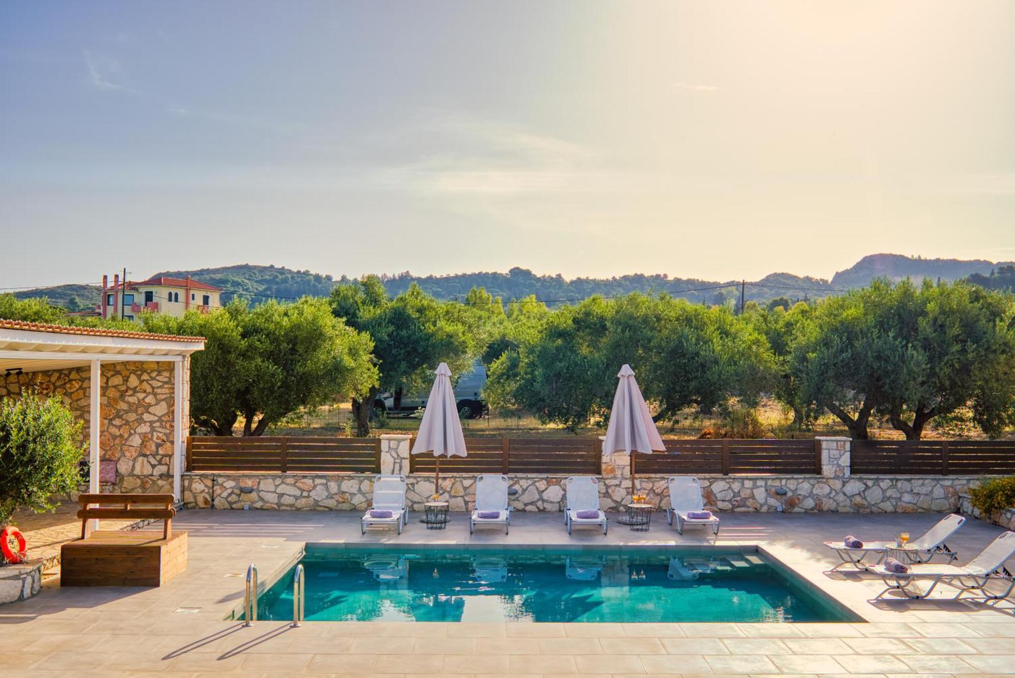 Astarte Villas - Astra Private Villas With Pool Василікос Екстер'єр фото